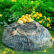 Крышка для канализационного люка Камень-валун низкий F03095 - фото 74631