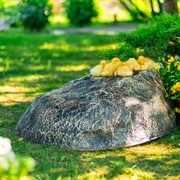 Крышка для канализационного люка Камень-валун низкий F03095 - фото 74632