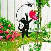 Опора для цветов комнатных Котёнок 52см металл 202-055B - фото 74669