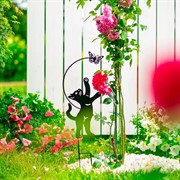 Опора для цветов комнатных Котёнок 52см металл 202-055B - фото 74670