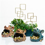 Опора для комнатных растений 32см золотая металл 57-935G - фото 74678