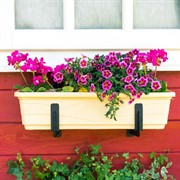 Кронштейны для балконного ящика 2шт настенные металл 203-039B - фото 74682