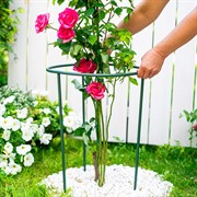 Опора металлическая для садовых растений Тренога зелёная 58-906Gr - фото 74694