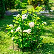 Опора для садовых растений металлическая черная Купол 58-908B - фото 74697