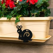 Кронштейны для балконных ящиков 2шт Улитка металл 203-020B - фото 74723