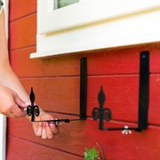 Кронштейны для балконных ящиков 2шт металл 203-030B - фото 74736