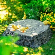 Крышка декоративная для люка Пень большой стеклопластик U07699 - фото 74758