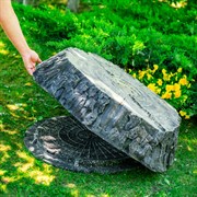 Крышка декоративная для люка Пень большой стеклопластик U07699 - фото 74759