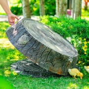 Крышка люка Пень маленький 60см стеклопластик U07697 - фото 74787
