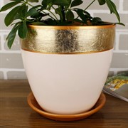 Набор горшков ПАТАЛЬ бутон валенсия бронза 4шт - фото 74811