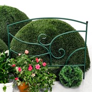 Заборчик декоративный для сада металл зелёный длина 62см 58-415Gr - фото 74838