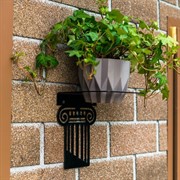 Кронштейн настенный Колонна на 1 горшок 11см металл 150-107B - фото 74847