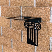 Кронштейн настенный Колонна на 1 горшок 11см металл 150-107B - фото 74850