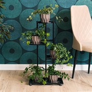 Подставка напольная на 5 горшков металлическая высота 78см 401-028B - фото 74874