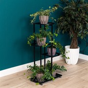 Подставка напольная на 5 горшков металлическая высота 78см 401-028B - фото 74875