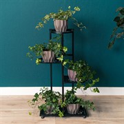 Подставка напольная на 5 горшков металлическая высота 78см 401-028B - фото 74876