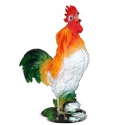 Фигура садовая Петух на камне высота 50см полистоун F07781 - фото 74891