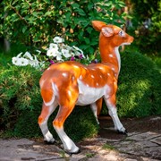 Фигура садовая Косуля стоит высота 56см стеклопластик U08202 - фото 74894