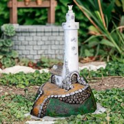 Крышка люка декоративная Маяк с башней 127см стеклопластик U07522 - фото 74907