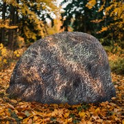 Камень декоративный для маскировки садовых коммуникаций Валун тёмный U09183 - фото 74910