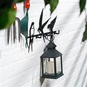 Вешалка настенная Ласточки металлическая 33см 701-050B - фото 74921