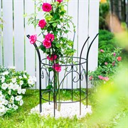 Опора для садовых растений металлическая полукруглая высота 69см 57-926 - фото 74936