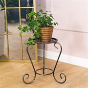 Подставка напольная под 1 растение металл высота 36см 401-036BG - фото 74941