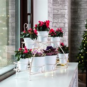 Подставка для цветов на подоконник на 7 цветов металл 14-917-WG - фото 74986