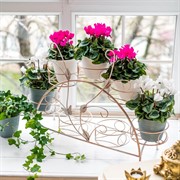 Подставка для цветов на подоконник на 7 цветов металл 14-917-WG - фото 74992