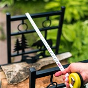 Дровница металлическая разборная чёрная 103-208 - фото 75012