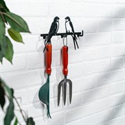 Вешалка настенная Ласточки металл длина 26см 701-052B - фото 75023