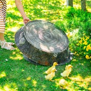 Крышка люка декоративная Пень дубовый на 60 см U09102 - фото 75187