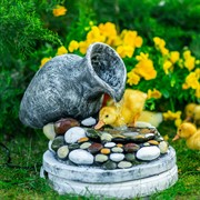 Фонтан садовый с кувшином высота 50см накладной на ёмкость U09206 - фото 75365