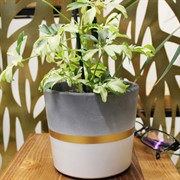 Горшок Кедр 0,8л белый №1 - фото 75688