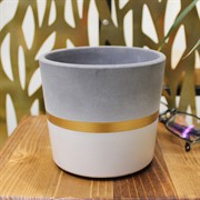 Горшок Кедр 0,8л белый №1 - фото 75689