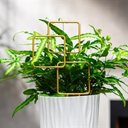 Опора для комнатных растений 32см золотая металл 57-935G - фото 75703