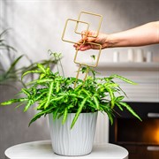 Опора для комнатных растений 32см золотая металл 57-935G - фото 75705