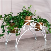 Подставка на подоконник на 3 цветка металл 14-903 - фото 75941