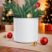 Кашпо ГЕОС 44/20л d39 h38см белый - фото 76108