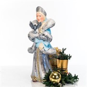 Фигура декоративная Снегурочка высота 133см стеклопластик U09196 - фото 76115