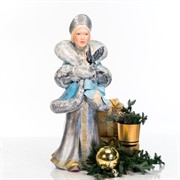 Фигура декоративная Снегурочка высота 133см стеклопластик U09196 - фото 76116