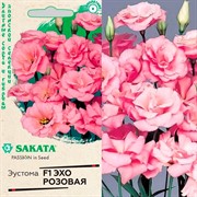 Эустома Эхо розовая 4шт - фото 76922
