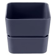 Кашпо Фиори 0,45л антрацит - фото 76944