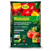 Грунт Малышок 10л питательный для томатов и перцев - фото 77636