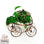 Подставка Карета на 1 цветок маленькая 51-308 - фото 7777 Подставка Карета на 1 цветок маленькая 51-308 - фото 7777