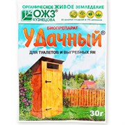 Удачный биопрепарат для туалетов и выгребных ям 30г - фото 78381