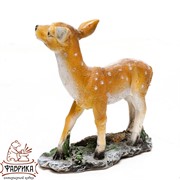 Фигура Олененок малый для сада 36 см F08196 - фото 8295
