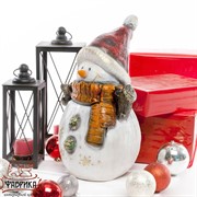 Фигура Снеговик в шапке F08420 - фото 8324