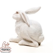 Фигура Заяц флокированный FL07429 - фото 8505