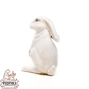 Фигура Заяц Русак флокированный FL07436 - фото 8508